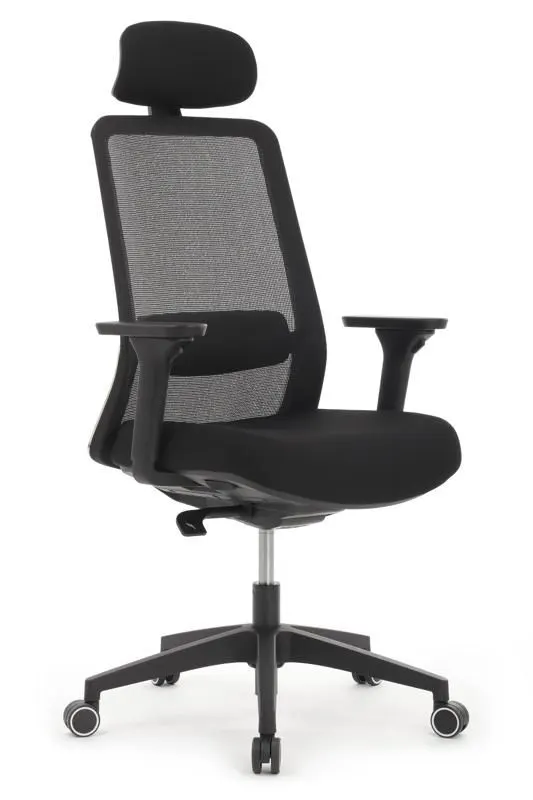 Кресло Ворк W-218C BLACK