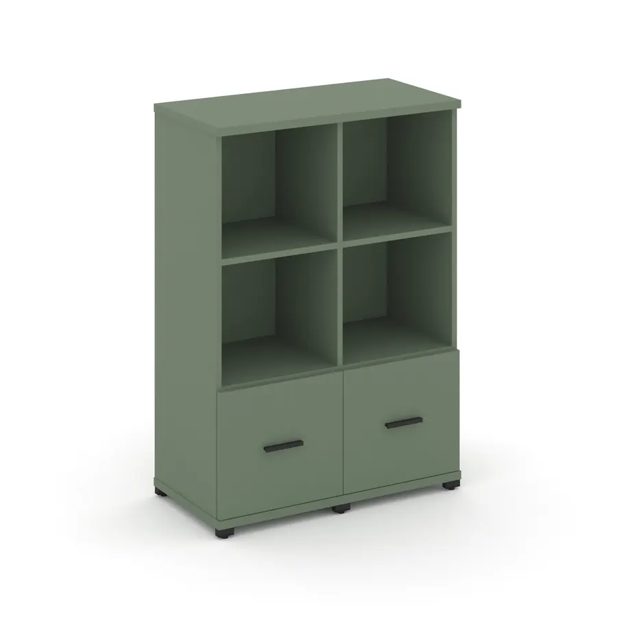 Концепт Шкаф 2 узкие секции, 3 ниши CN.STU-321 W