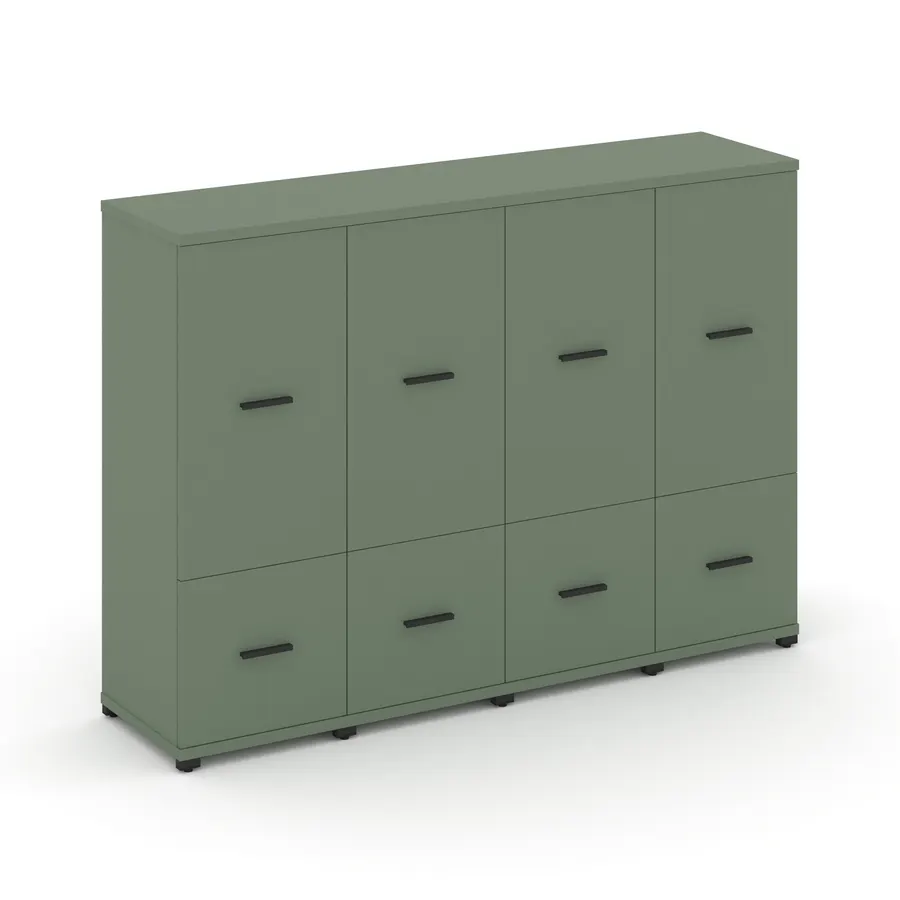 Концепт Шкаф 4 узкие секции, 3 ниши CN.STU-342 W 1668*420*