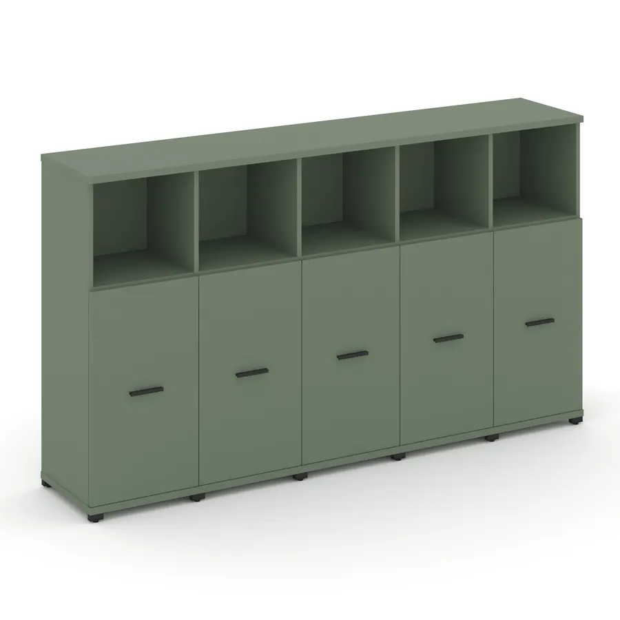 Концепт Шкаф 5 узких секций, 3 ниши CN.STU-353 W 2084*420*