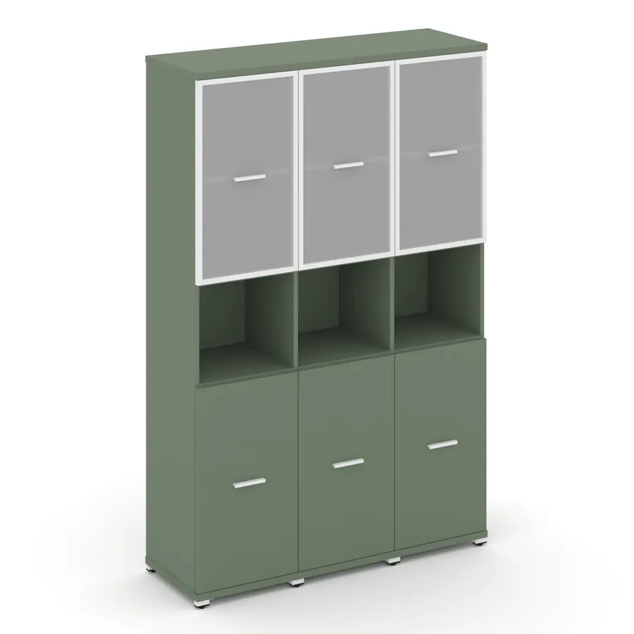 Концепт Шкаф 3 узкие секции, 5 ниш CN.STU-533 RMW W