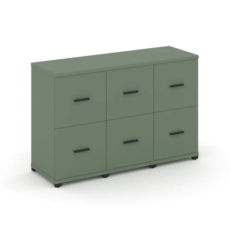 Концепт Шкаф 3 узкие секции, 2 ниши CN.STU-232 W 1252*420*