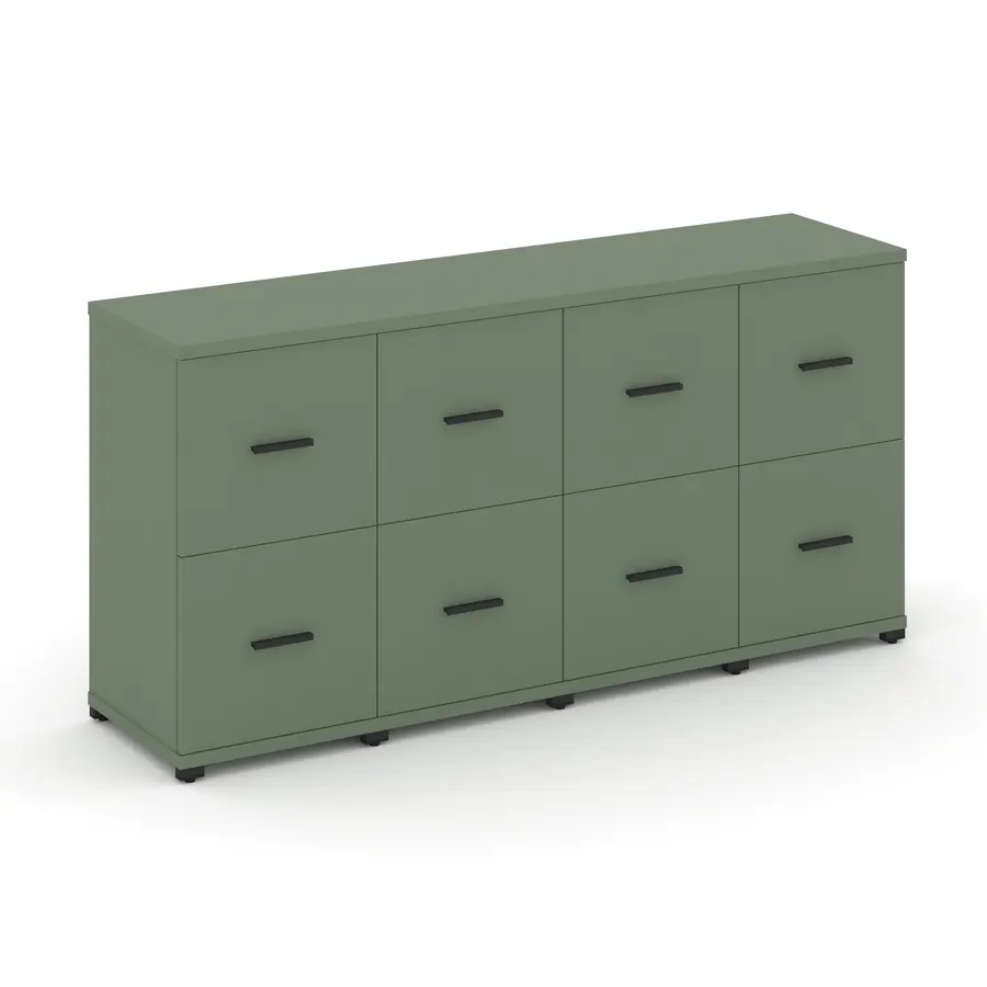Концепт Шкаф 4 узкие секции, 2 ниши CN.STU-242 W 1668*420*