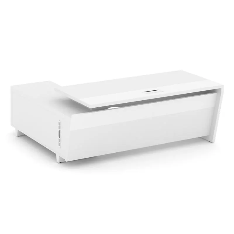 Корнер Стол руководителя с опорной тумбой, правый COR.SRT-20.2(R)