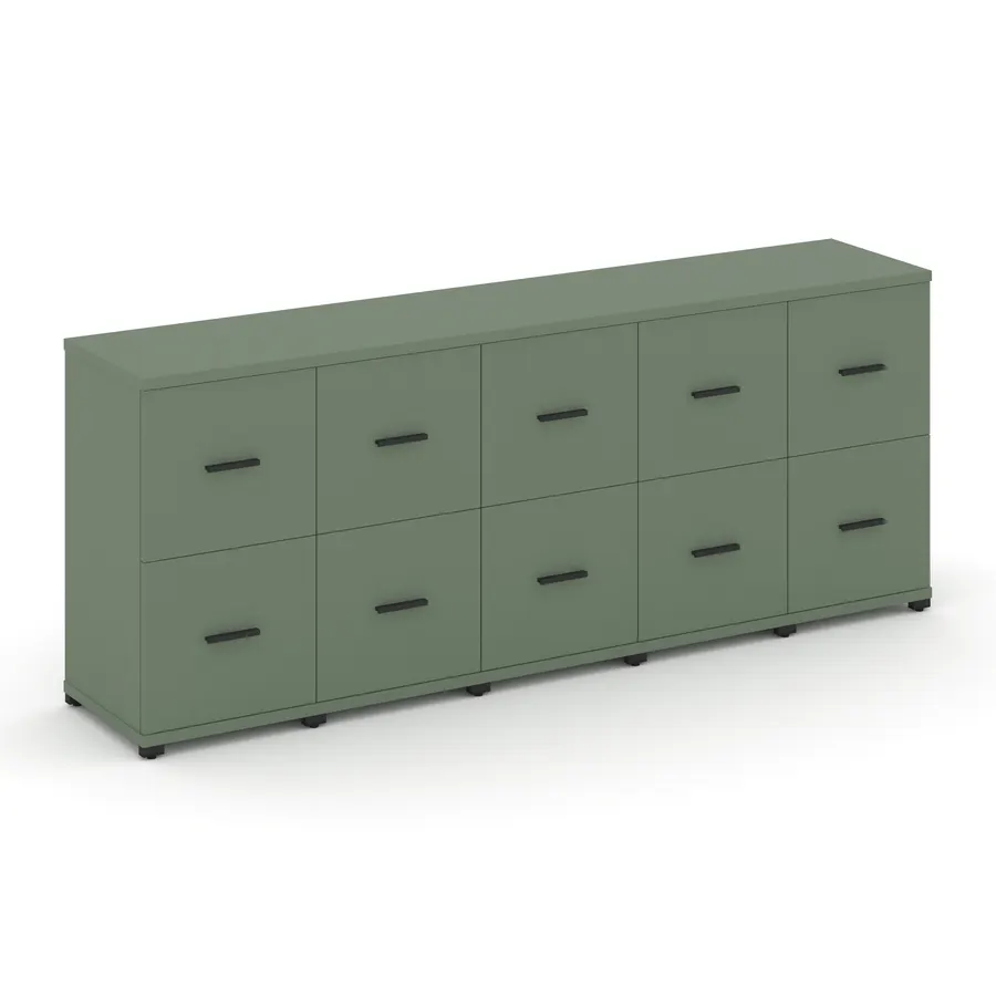 Концепт Шкаф 5 узких секций, 2 ниши CN.STU-252 W 2084*420*