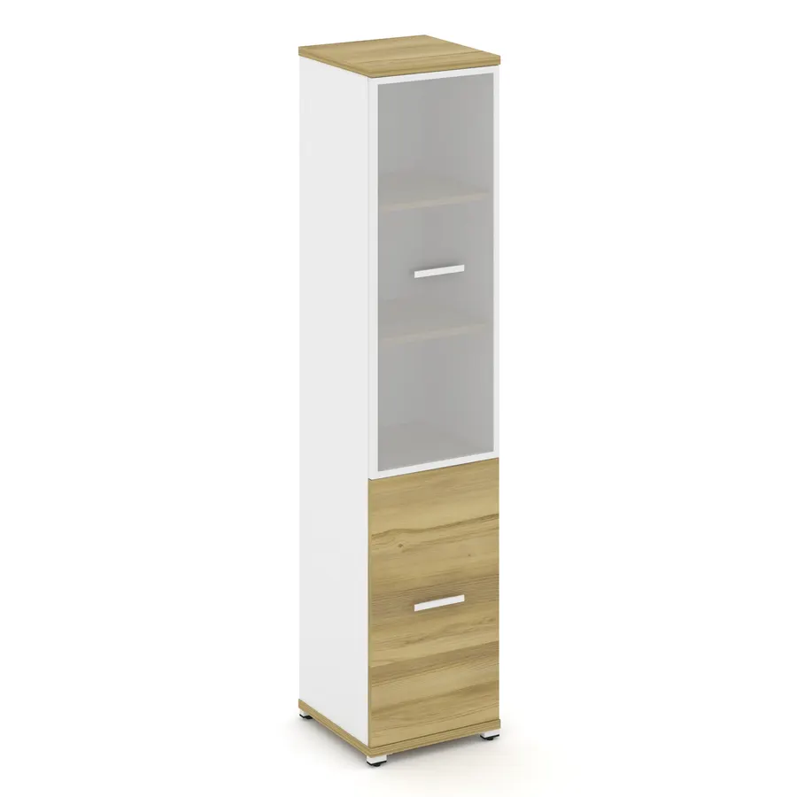 Концепт Шкаф 1 узкая секция, 5 ниш CN.STU-512 RMW W