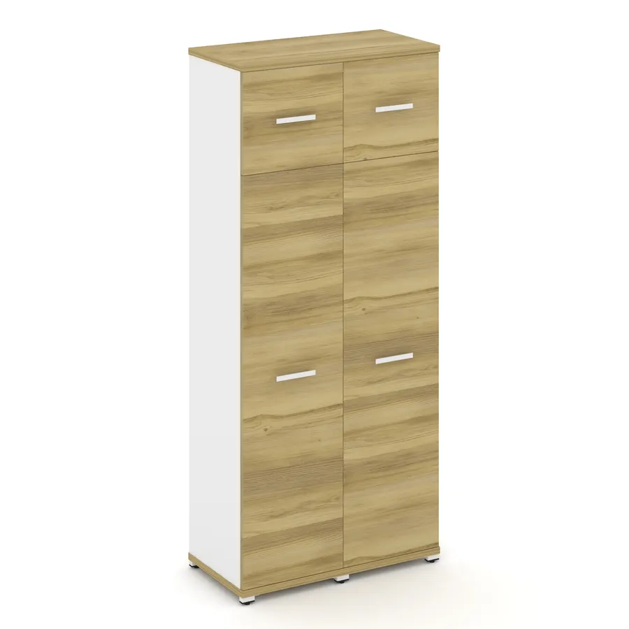 Концепт Шкаф 2 узкие секции, 5 ниш CN.STU-527 W