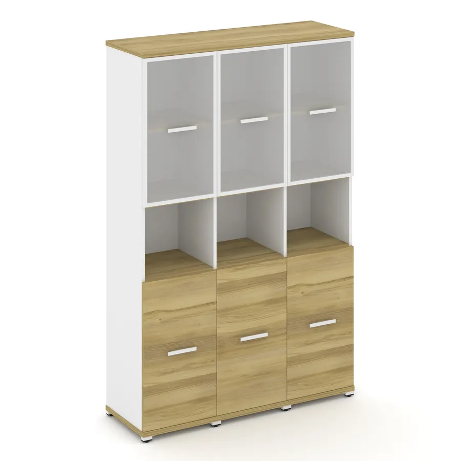 Концепт Шкаф 3 узкие секции, 5 ниш CN.STU-533 RMW W