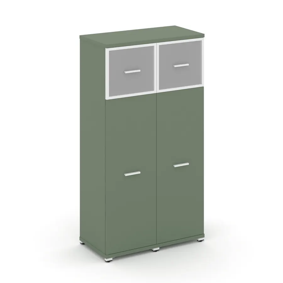 Концепт Шкаф 2 узкие секции, 4 ниши CN.STU-424 RMW W