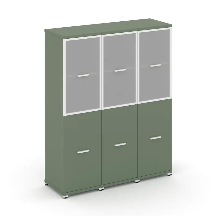 Концепт Шкаф 3 узкие секции, 4 ниши CN.STU-432 RMW W