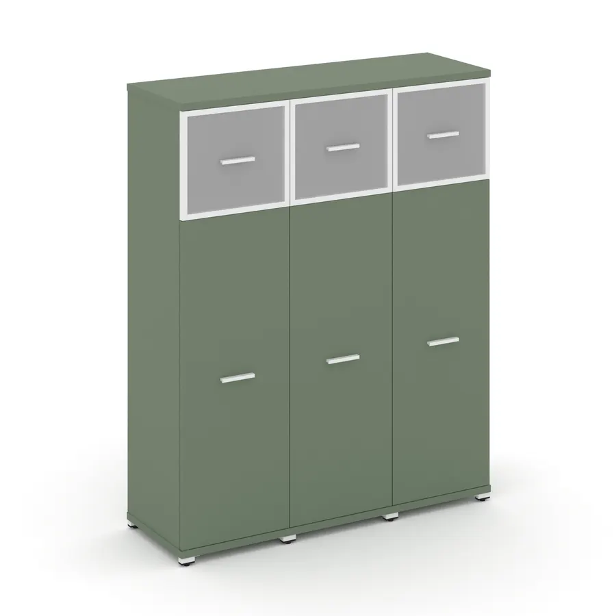 Концепт Шкаф 3 узкие секции, 4 ниши CN.STU-434 RMW W