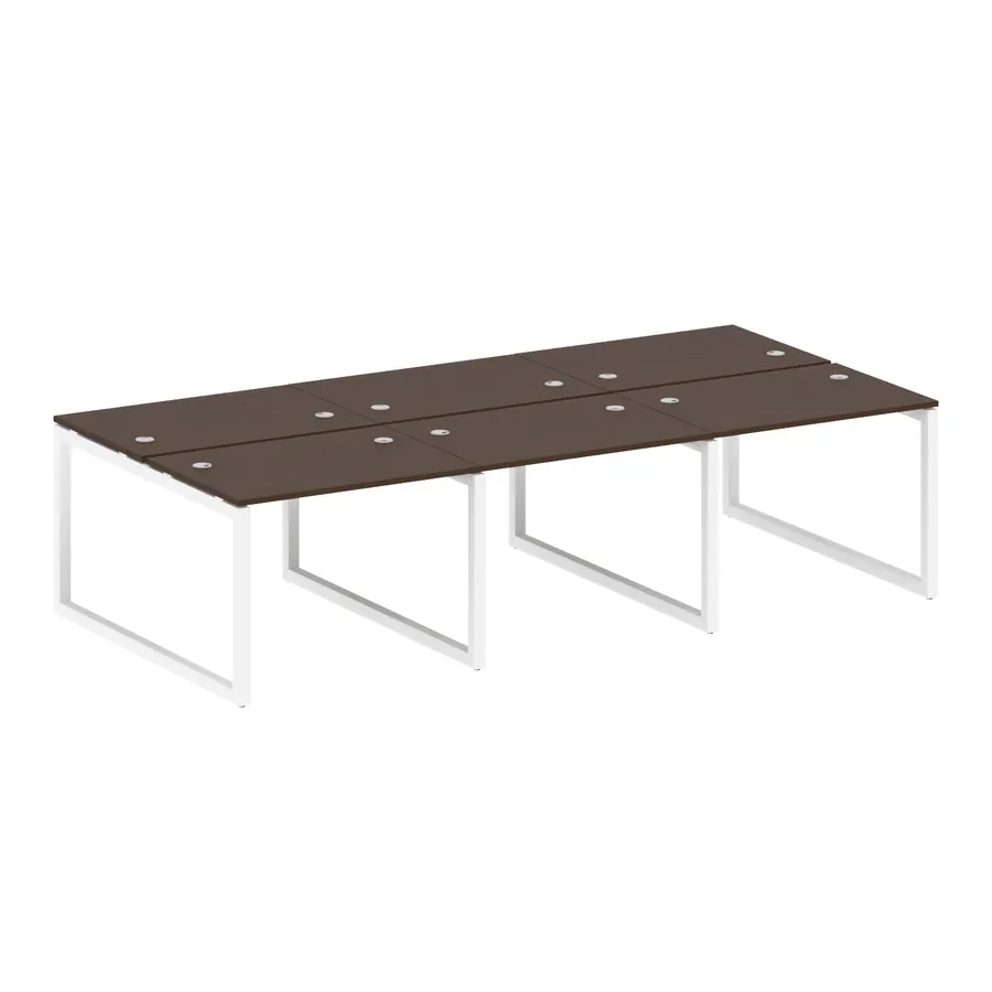 Метал Систем Куатро Рабочая станция на 6 раб. мест на О-образном м/к 50БО.СМ-6.1