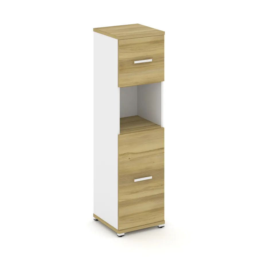 Концепт Шкаф 1 узкая секция, 4 ниши CN.STU-415 W