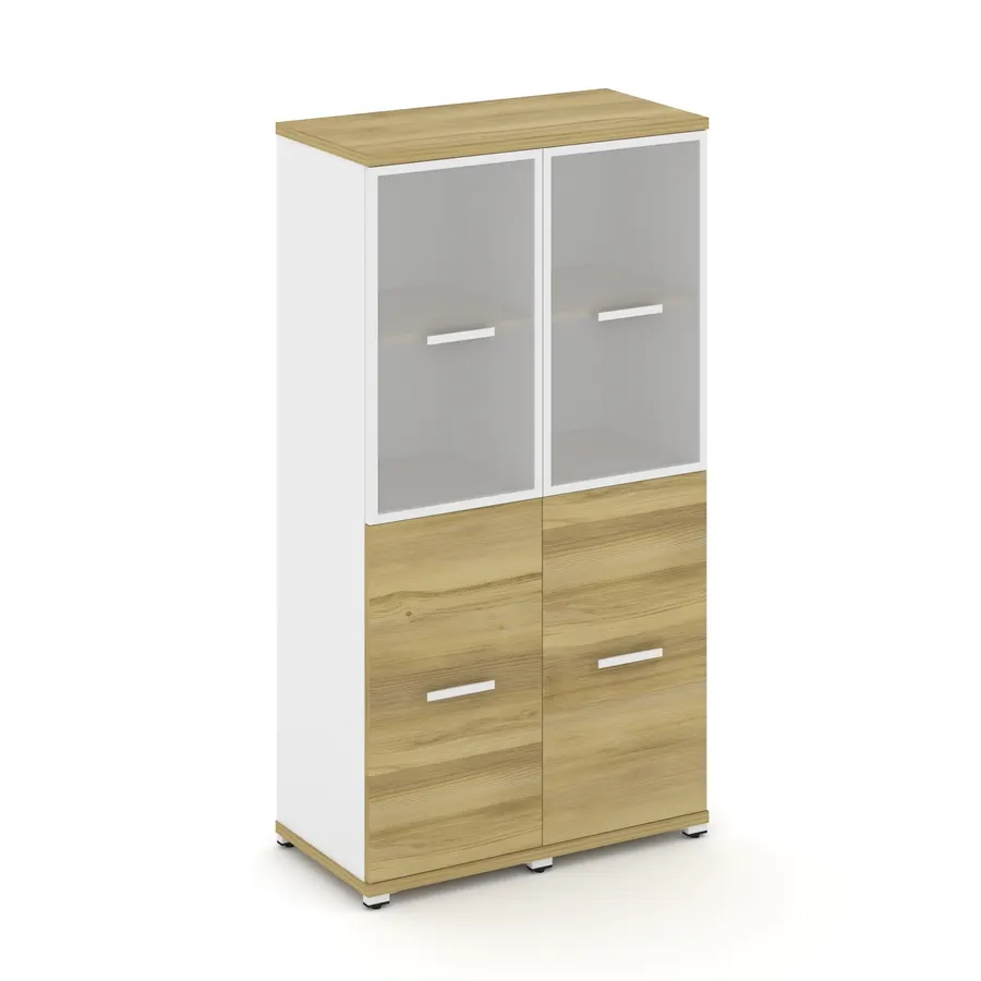 Концепт Шкаф 2 узкие секции, 4 ниши CN.STU-422 RMW W