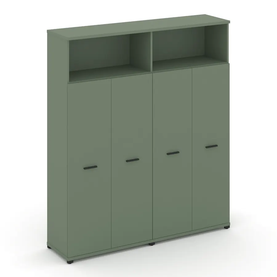 Концепт Шкаф 2 широкие секции, 5 ниш CN.STS-526 W