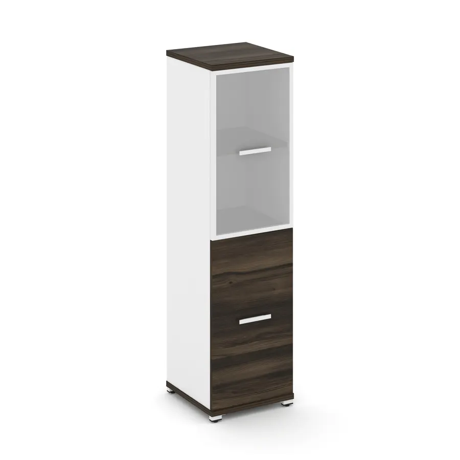 Концепт Шкаф 1 узкая секция, 4 ниши CN.STU-412 RMW W