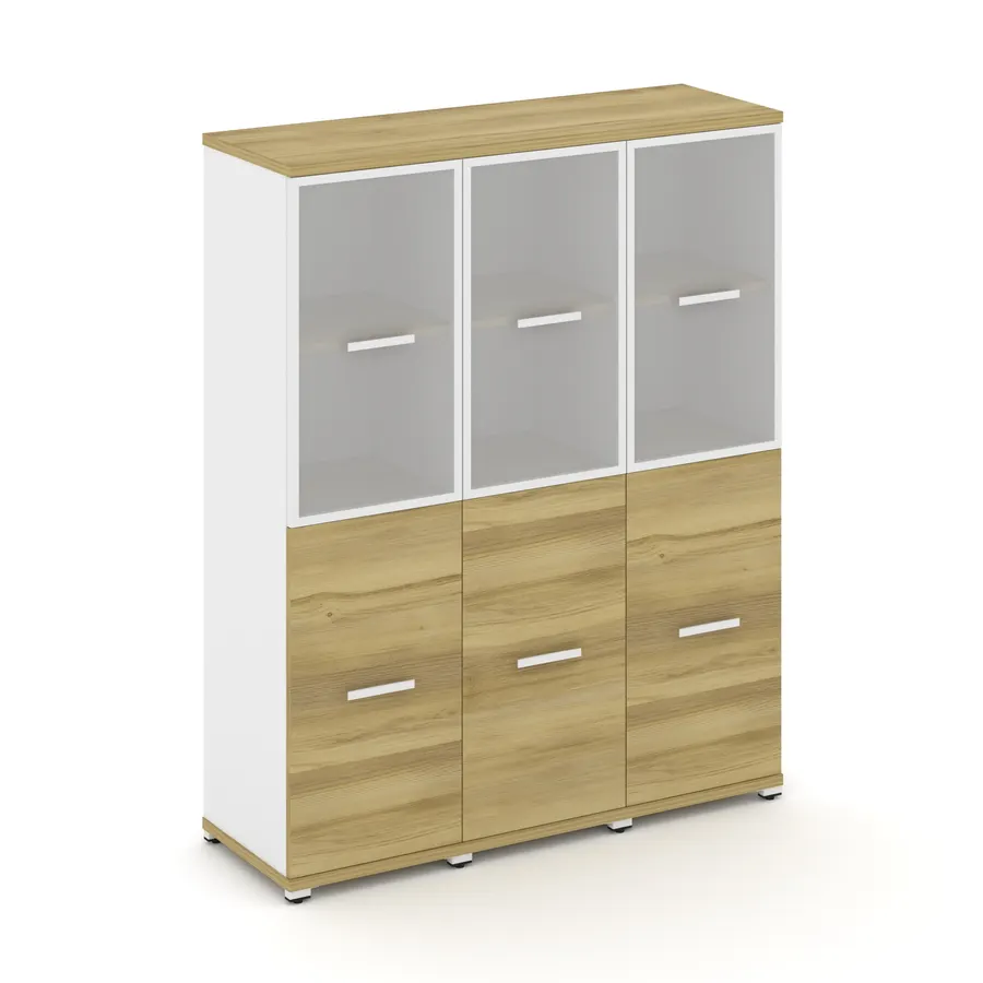 Концепт Шкаф 3 узкие секции, 4 ниши CN.STU-432 RMW W