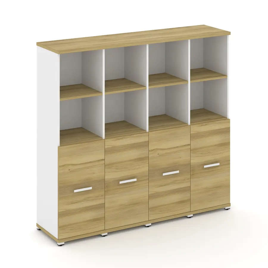 Концепт Шкаф 4 узкие секции, 4 ниши CN.STU-441 W 1668*420*