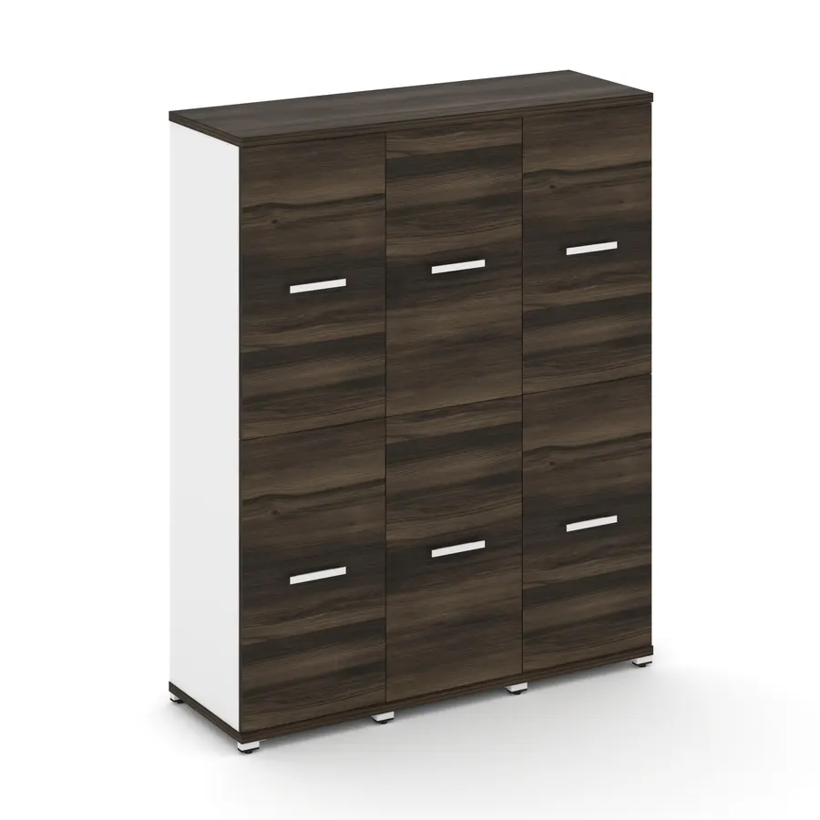 Концепт Шкаф 3 узкие секции, 4 ниши CN.STU-432 W 1252*420*