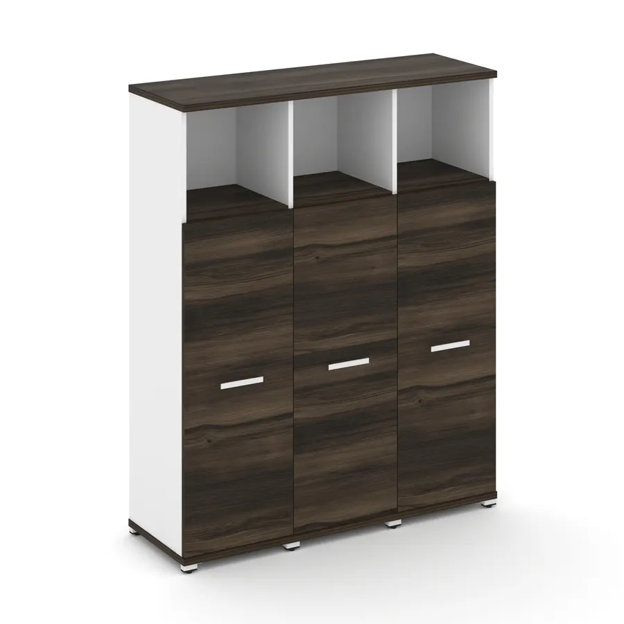 Концепт Шкаф 3 узкие секции, 4 ниши CN.STU-433 W 1252*420*