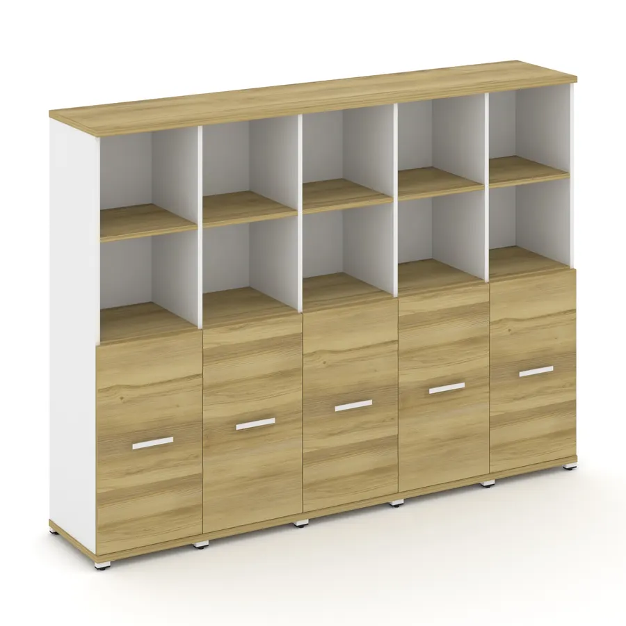 Концепт Шкаф 5 узких секций, 4 ниши CN.STU-451 W 2084*420*