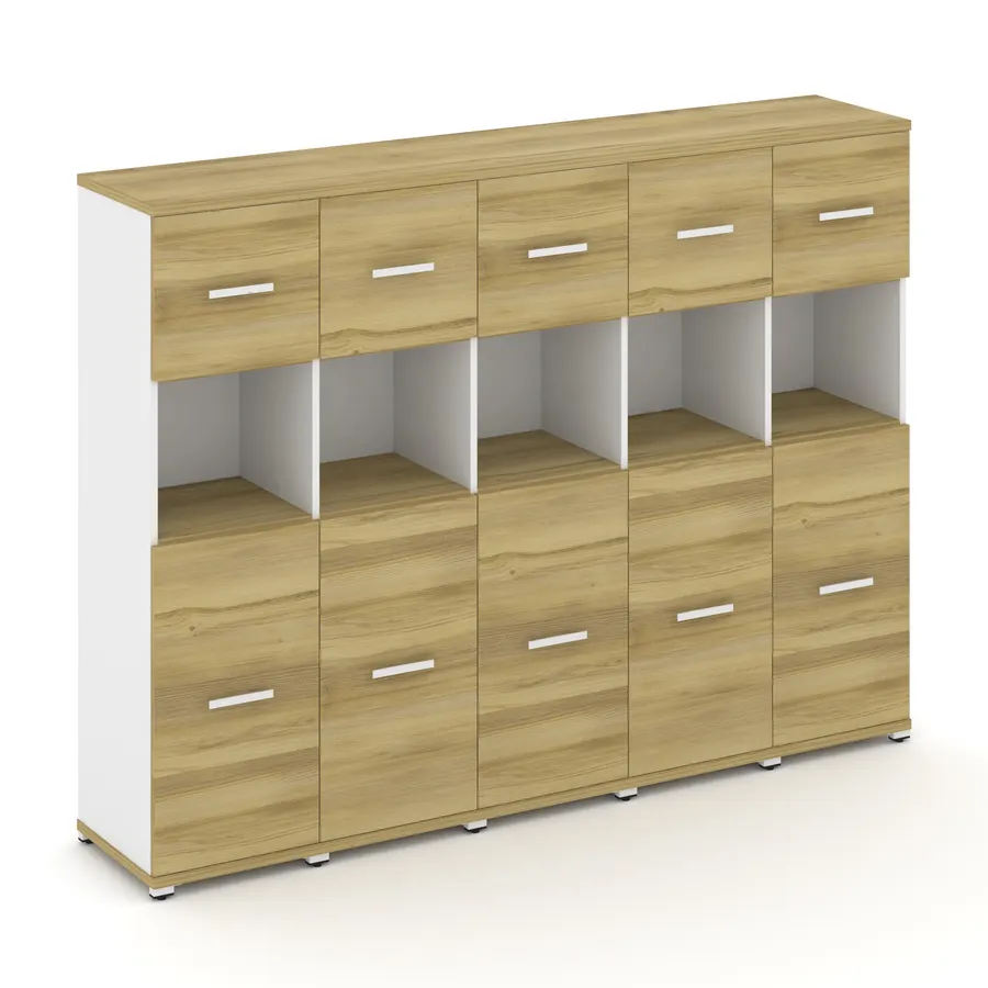 Концепт Шкаф 5 узких секций, 4 ниши CN.STU-455 W 2084*420*
