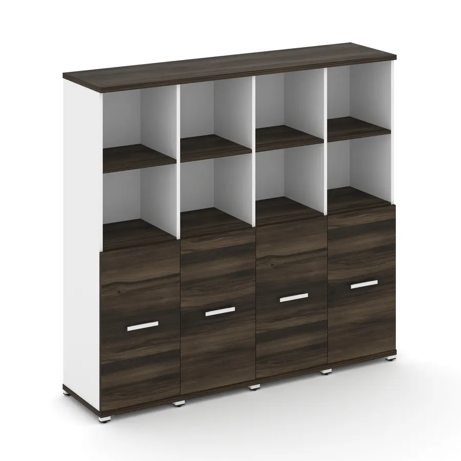 Концепт Шкаф 4 узкие секции, 4 ниши CN.STU-441 W 1668*420*