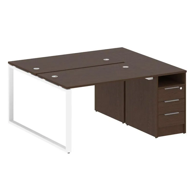 Метал Систем Рабочая станция с тумбой на О-образном м/к БО.РС-СТП-2.2