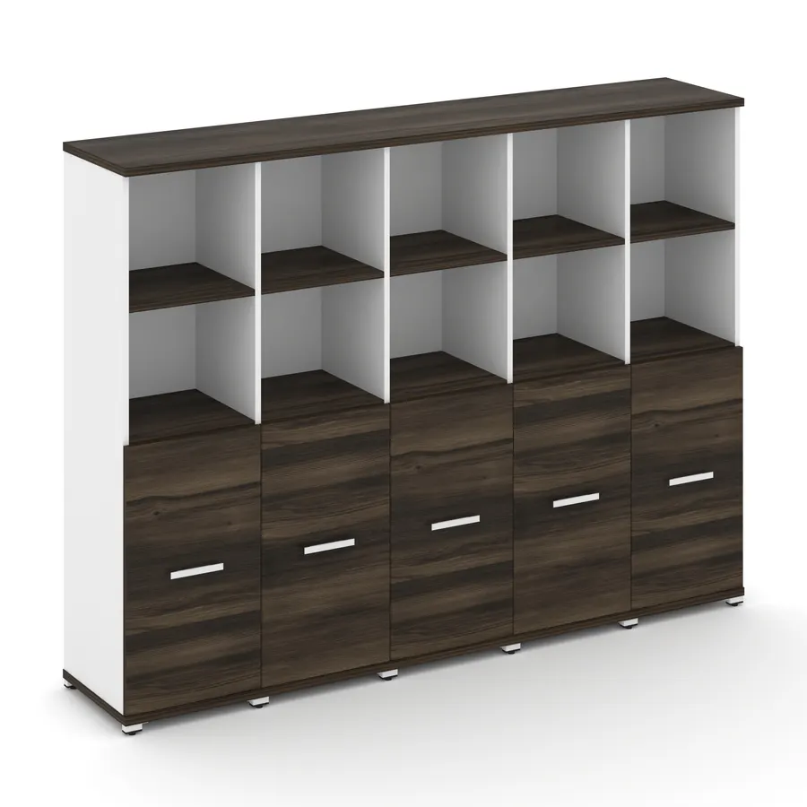 Концепт Шкаф 5 узких секций, 4 ниши CN.STU-451 W 2084*420*