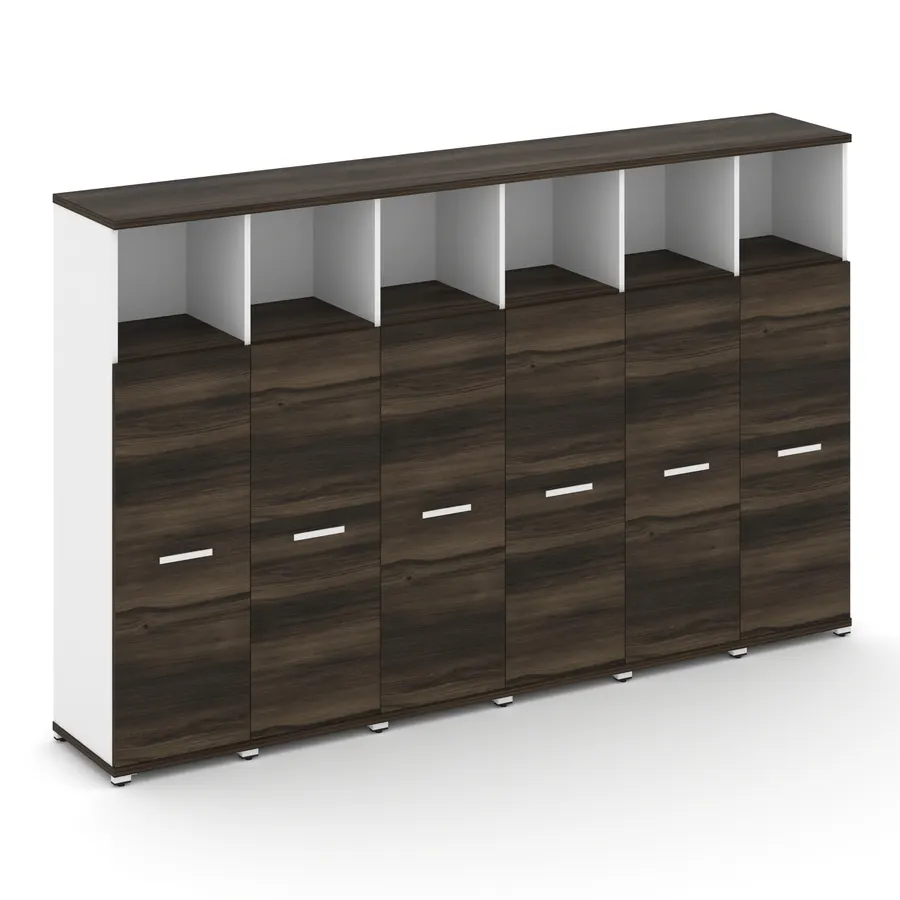 Концепт Шкаф 6 узких секций, 4 ниши CN.STU-463 W 2500*420*