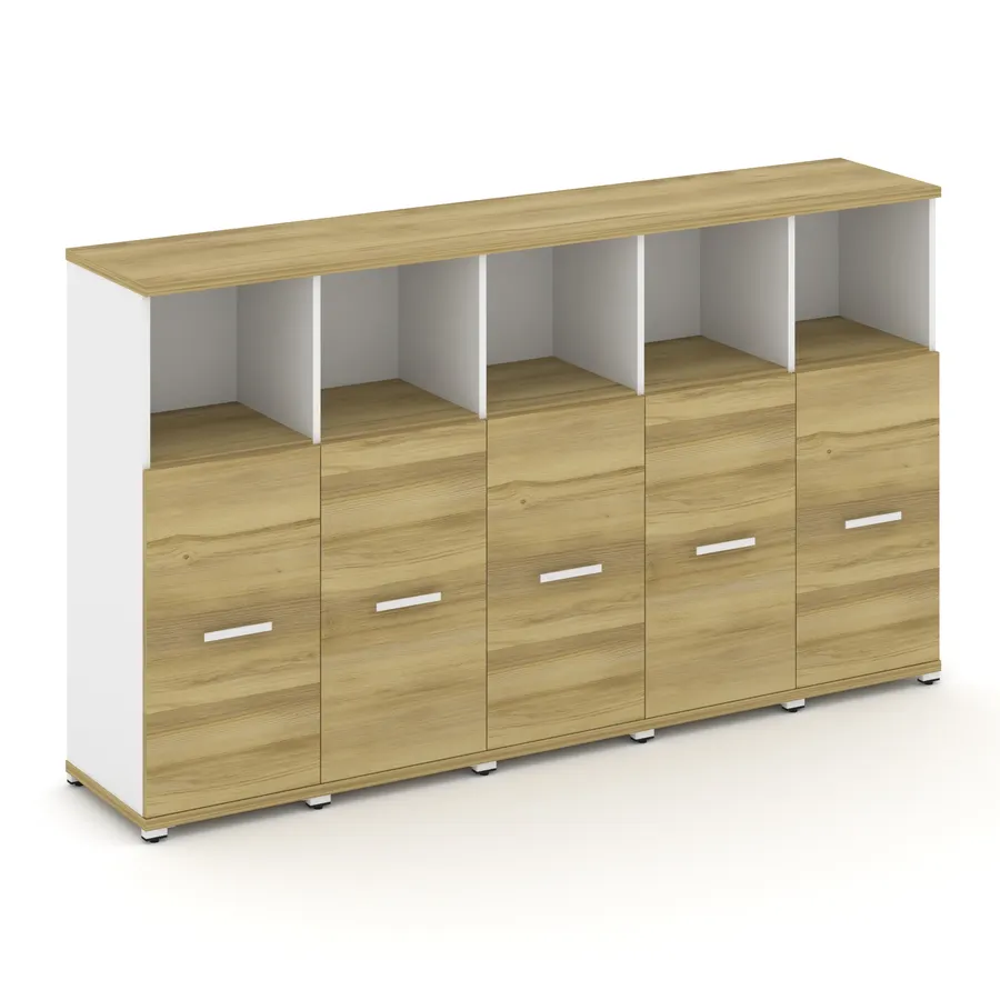 Концепт Шкаф 5 узких секций, 3 ниши CN.STU-353 W 2084*420*