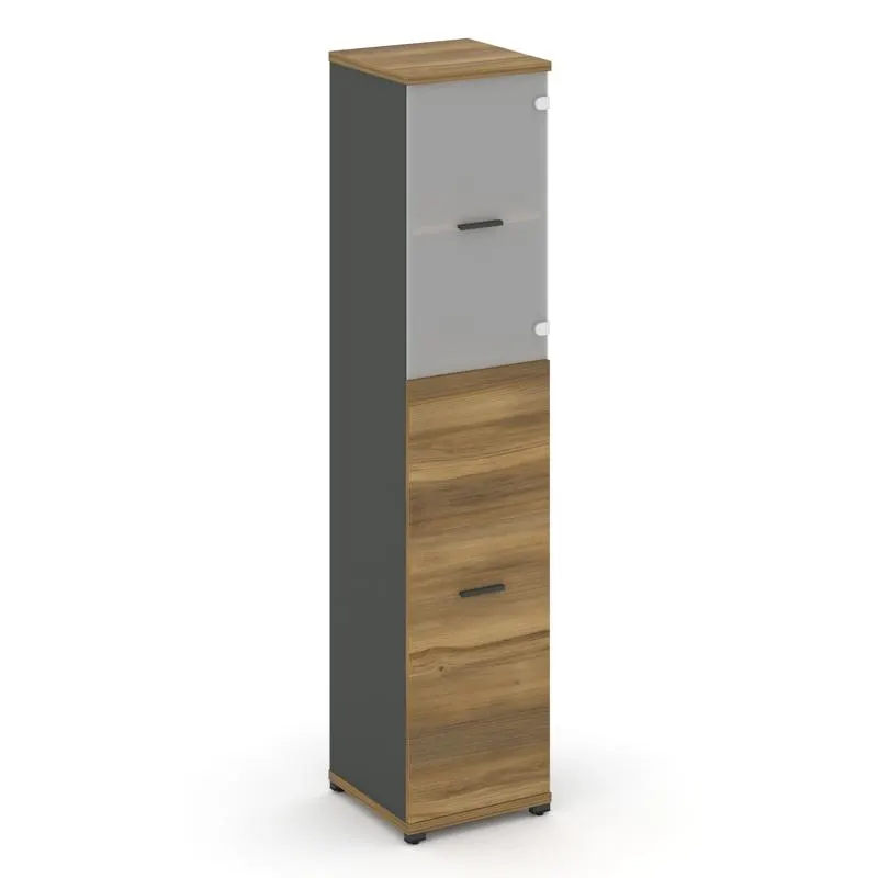 Концепт Шкаф 1 узкая секция, 5 ниш CN.STU.E-515 SM W