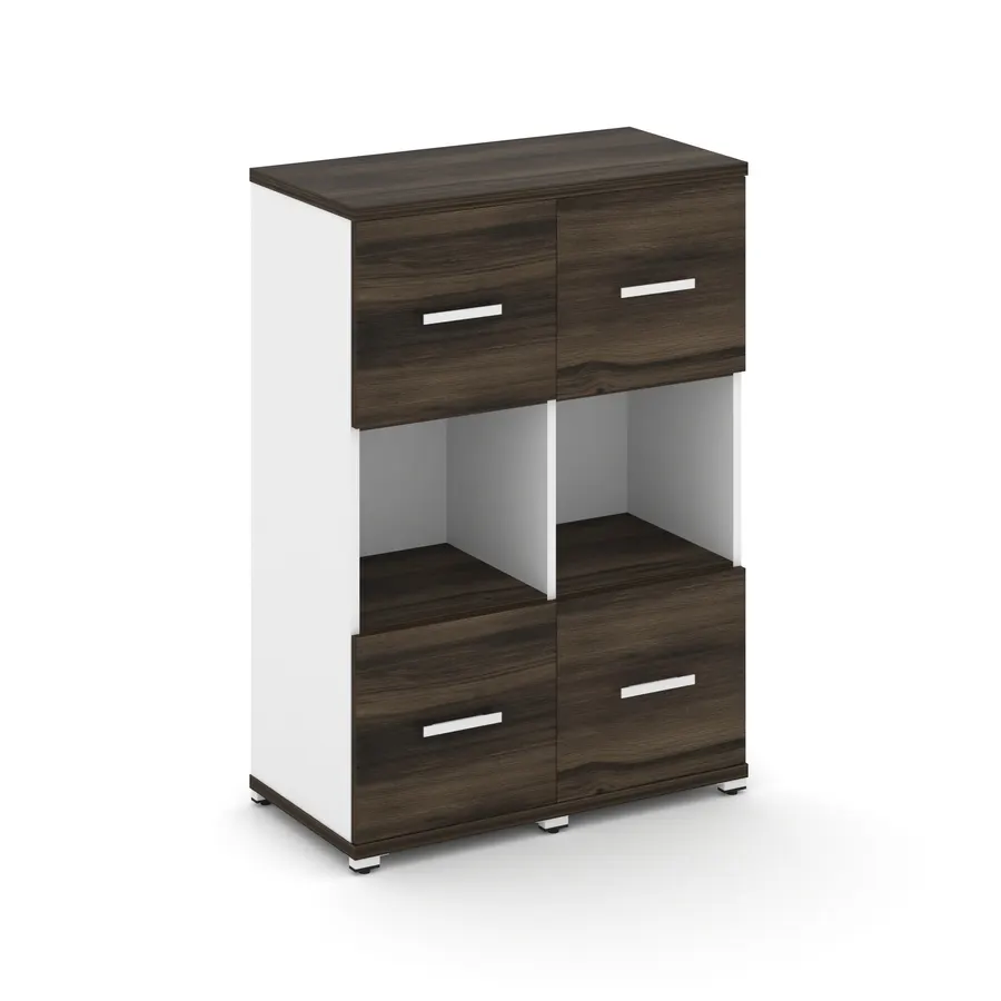 Концепт Шкаф 2 узкие секции, 3 ниши CN.STU-325 W