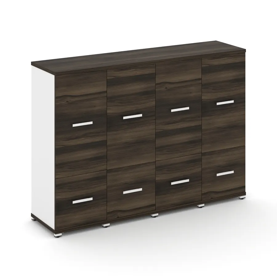 Концепт Шкаф 4 узкие секции, 3 ниши CN.STU-342 W 1668*420*