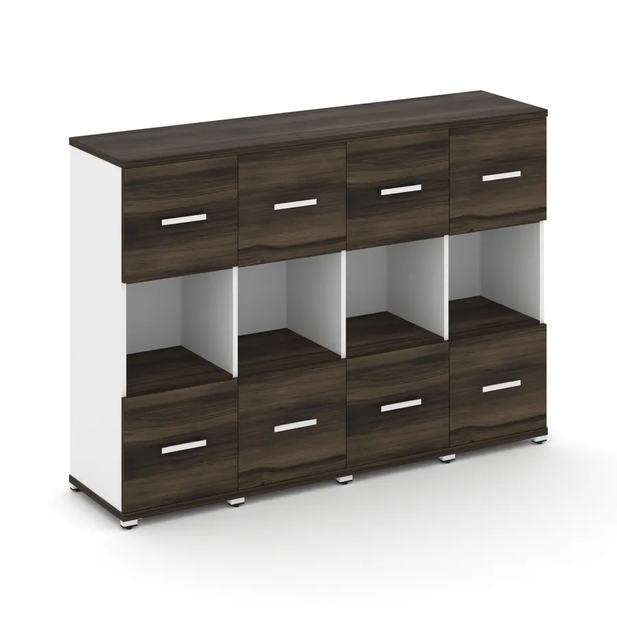 Концепт Шкаф 4 узкие секции, 3 ниши CN.STU-345 W 1668*420*