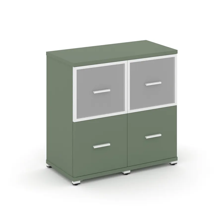 Концепт Шкаф 2 узкие секции, 2 ниши CN.STU-222 RMW W