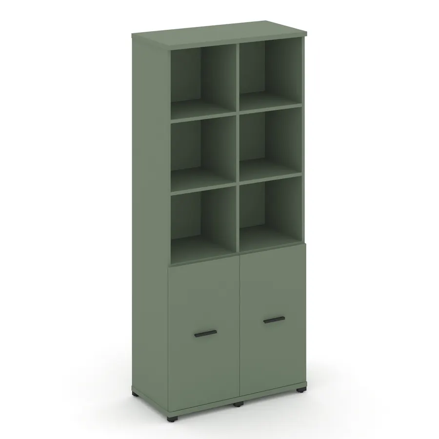 Концепт Шкаф 2 узкие секции, 5 ниш CN.STU-521 W