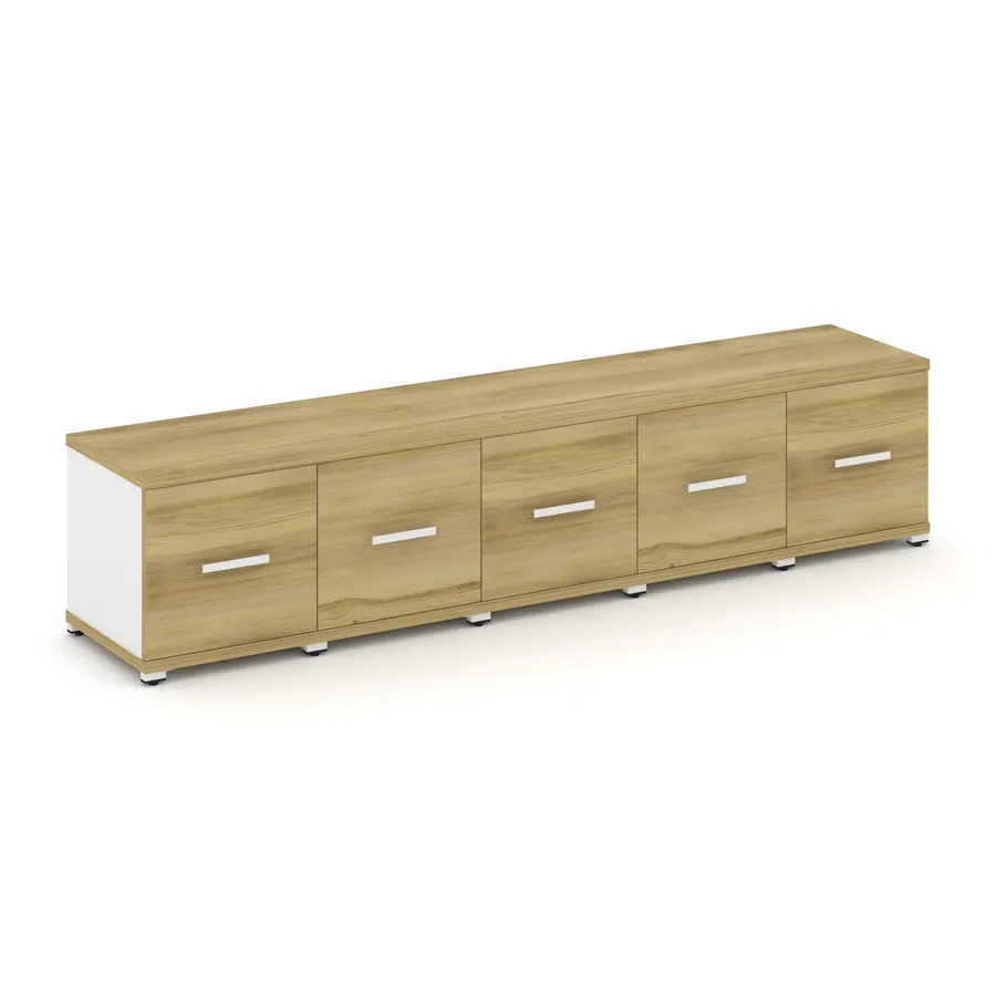 Концепт Шкаф 5 узких секций, 1 ниша CN.STU-153 W 2084*420*