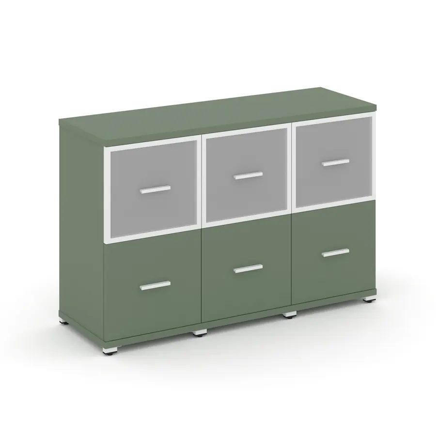 Концепт Шкаф 3 узкие секции, 2 ниши CN.STU-232 RMW W