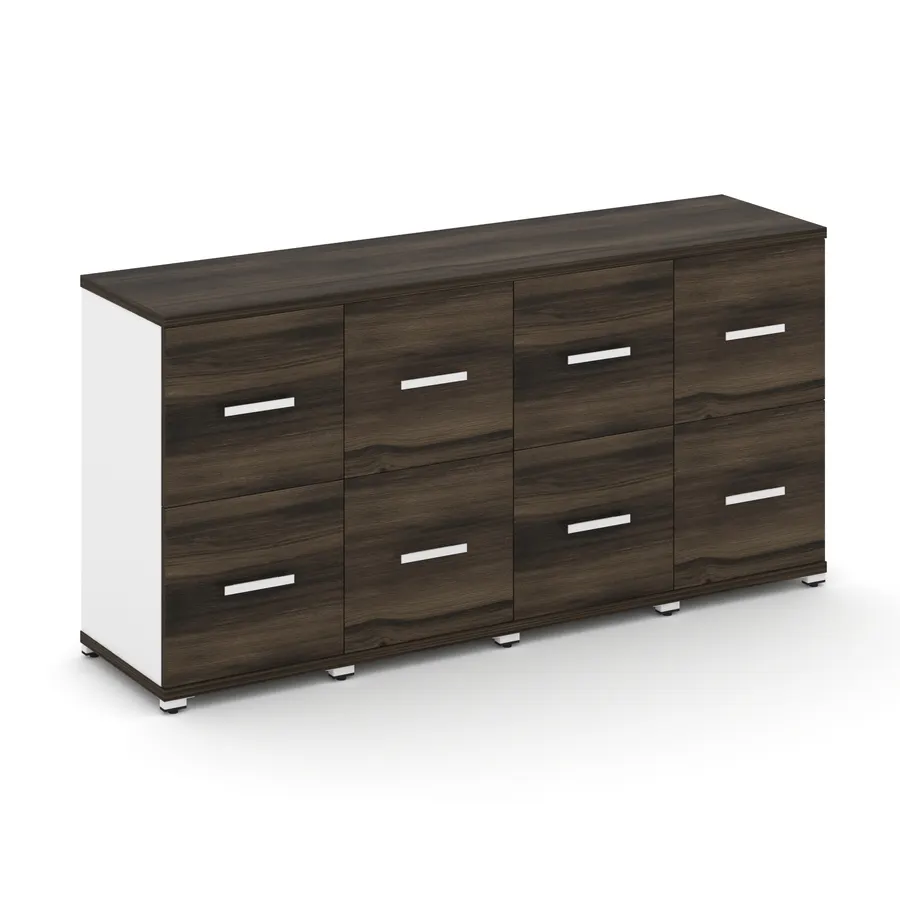 Концепт Шкаф 4 узкие секции, 2 ниши CN.STU-242 W 1668*420*