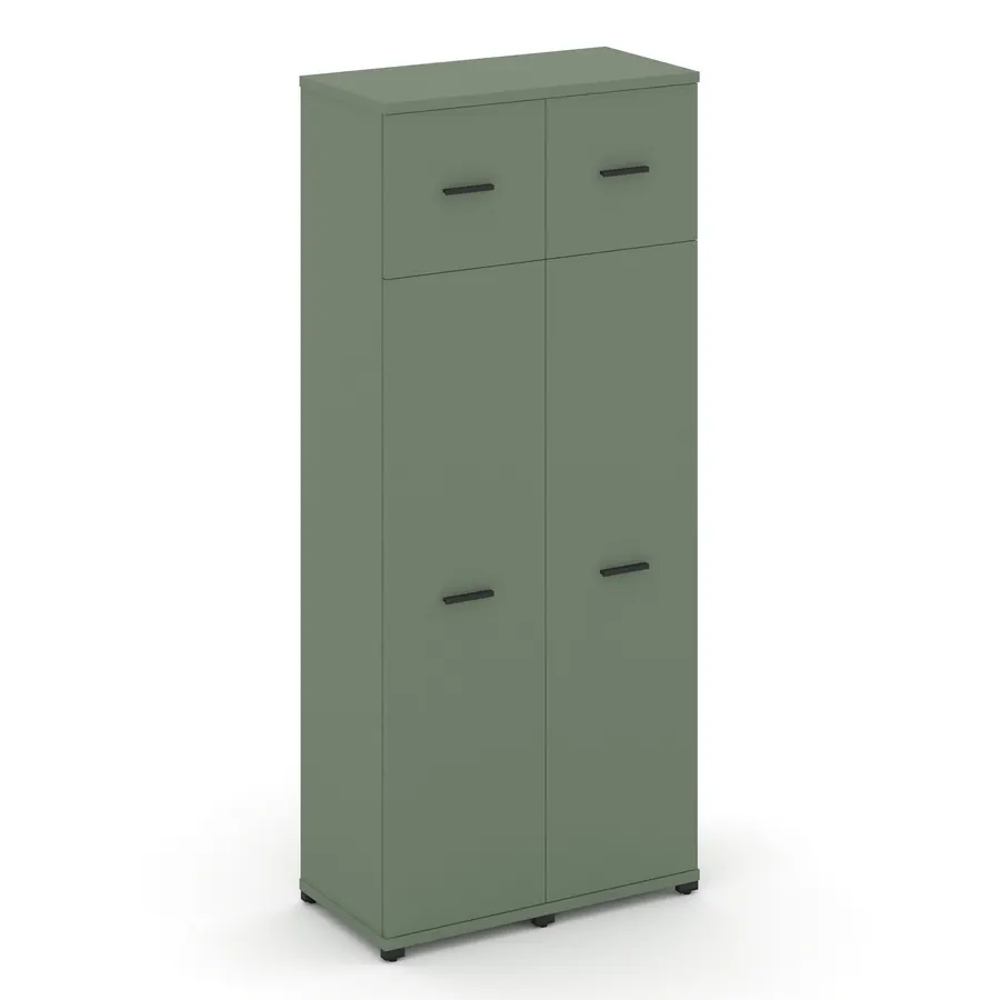 Концепт Шкаф 2 узкие секции, 5 ниш CN.STU-527 W