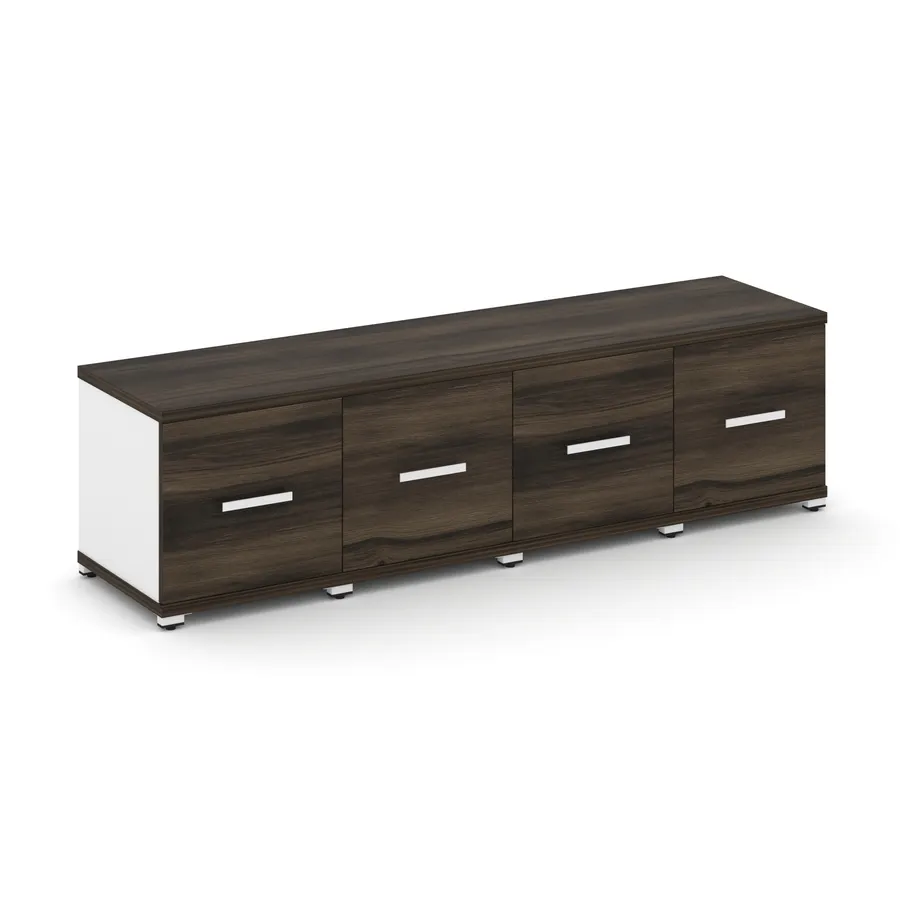 Концепт Шкаф 4 узкие секции, 1 ниша CN.STU-143 W 1668*420*