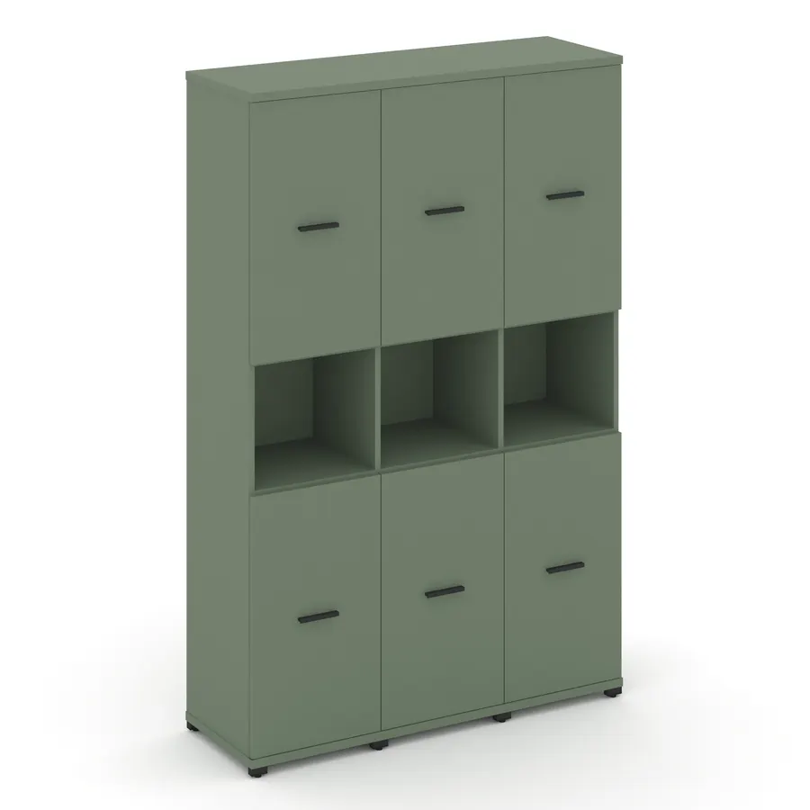 Концепт Шкаф 3 узкие секции, 5 ниш CN.STU-533 W