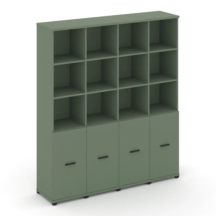 Концепт Шкаф 4 узкие секции, 5 ниш CN.STU-541 W