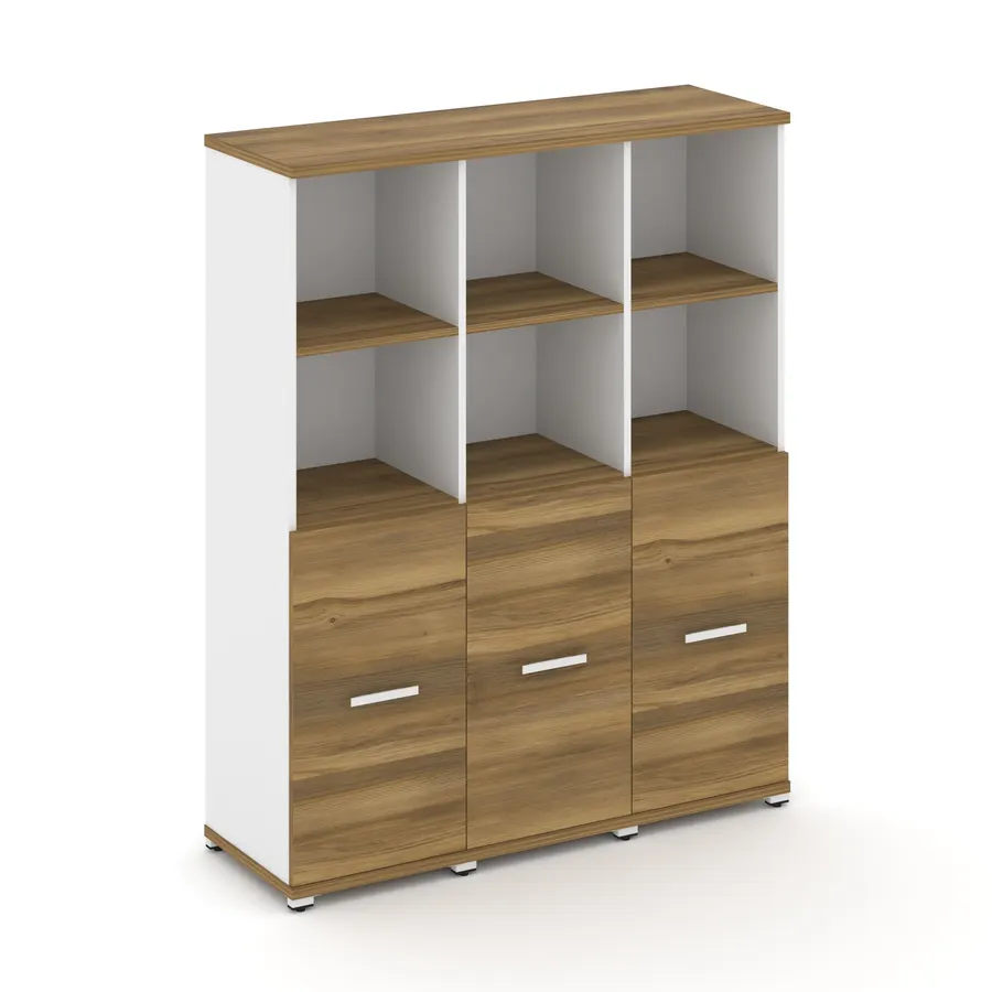 Концепт Шкаф 3 узкие секции, 4 ниши CN.STU-431 W 1252*420*