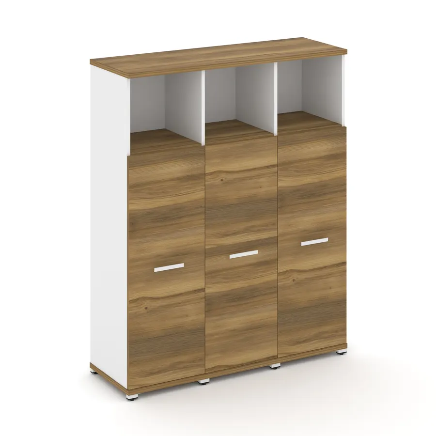 Концепт Шкаф 3 узкие секции, 4 ниши CN.STU-433 W 1252*420*
