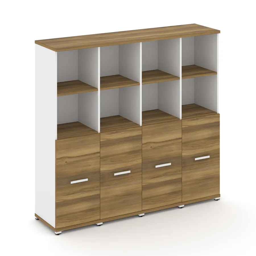 Концепт Шкаф 4 узкие секции, 4 ниши CN.STU-441 W 1668*420*
