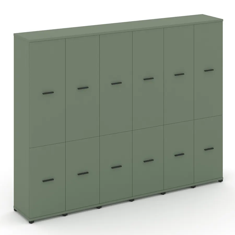 Концепт Шкаф 6 узких секций, 5 ниш CN.STU-562 W