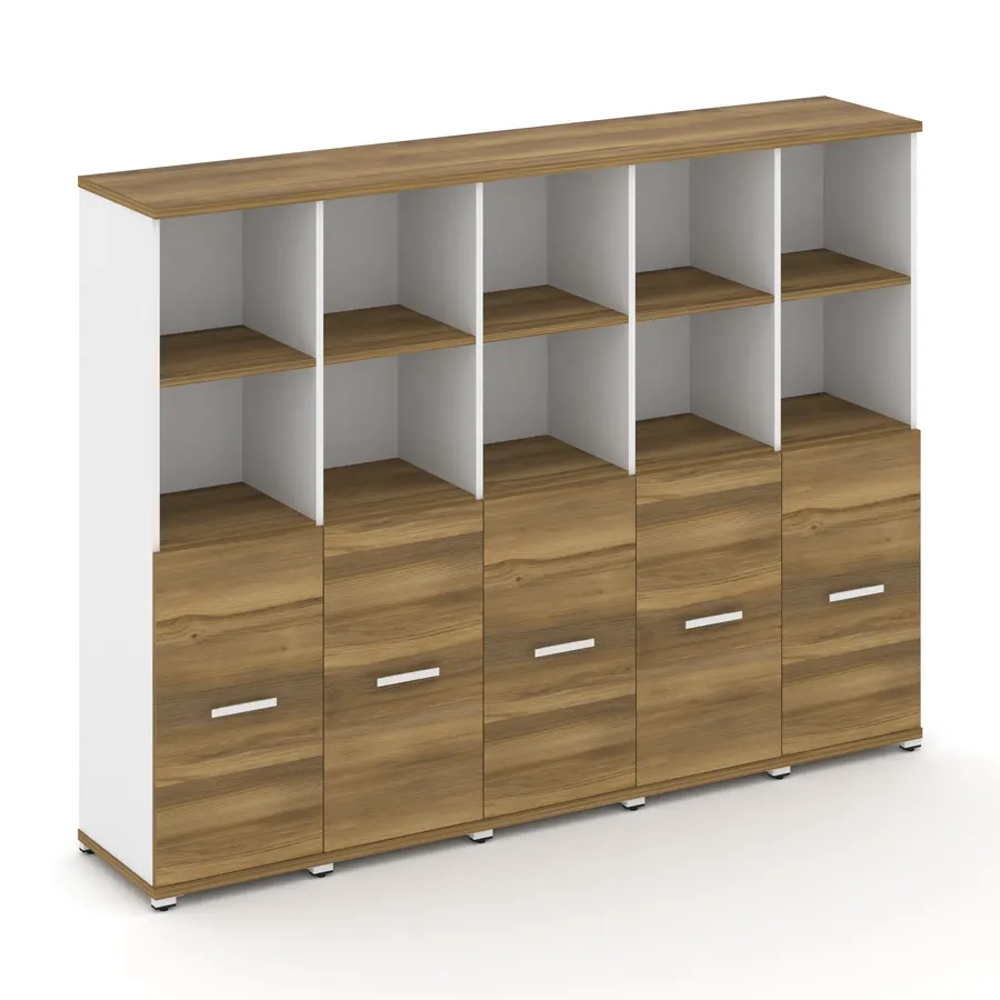 Концепт Шкаф 5 узких секций, 4 ниши CN.STU-451 W 2084*420*