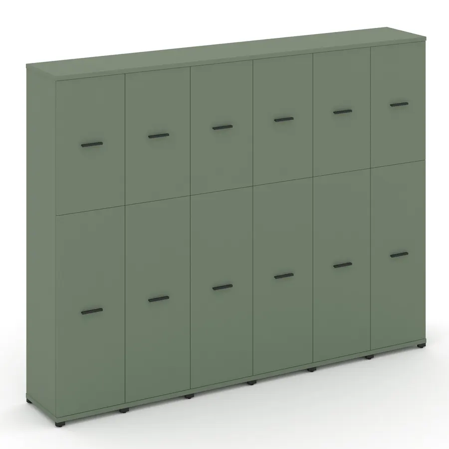 Концепт Шкаф 6 узких секций, 5 ниш CN.STU-565 W
